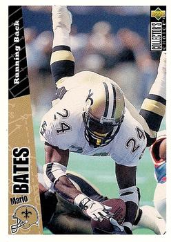 Mario Bates New Orleans Saints 1996 Upper Deck Collector's Choice NFL #156